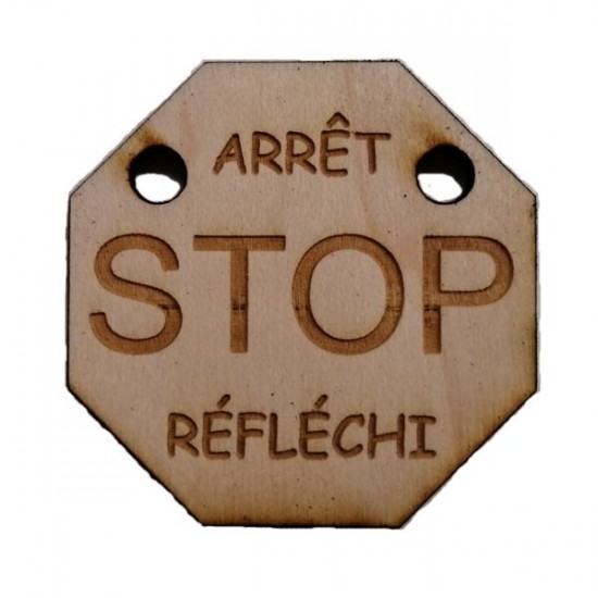 Arrêt Stop Réfléchi